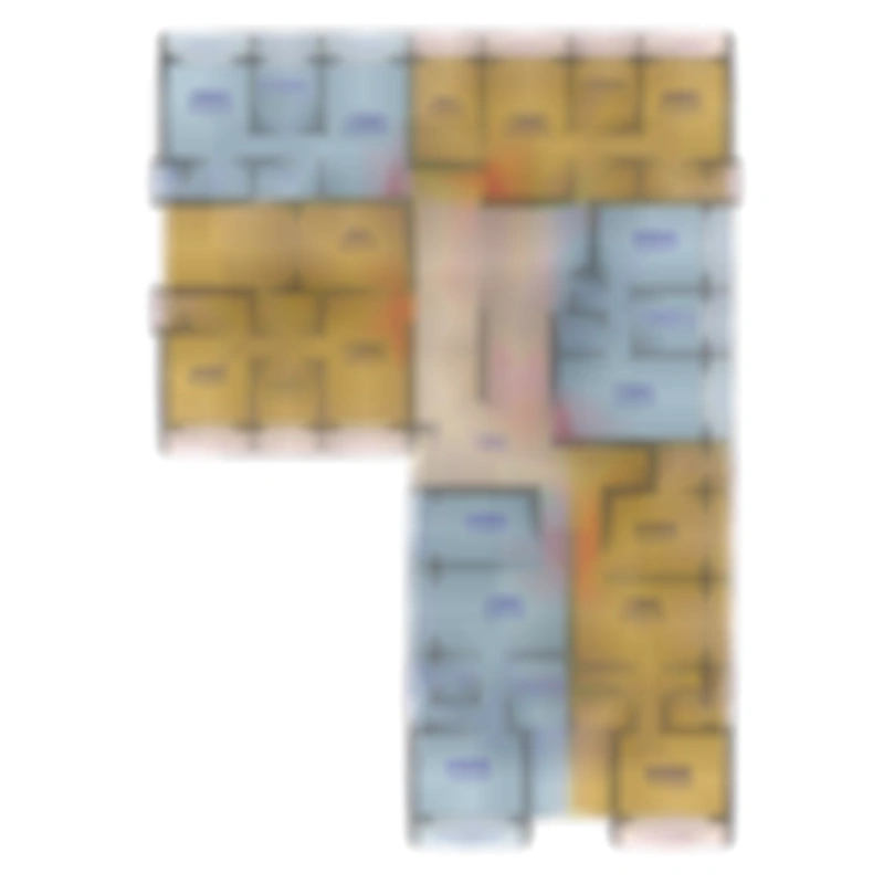 Madhuraaj Builders and Developers 2nd, 3rd and 4th Floor Plan