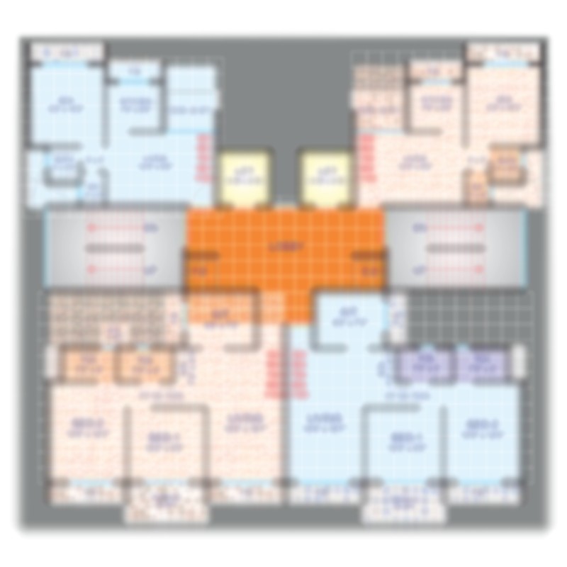 Madhuraaj Builders and Developers 3,5,7,9,11 Floor Plan