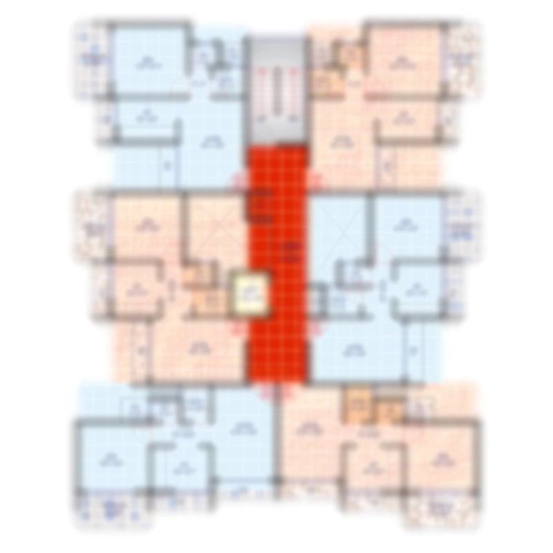 Madhuraaj Builders and Developers 4th and 6th Floor Plan