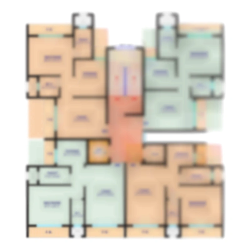 Madhuraaj Builders and Developers 6th Floor Plan